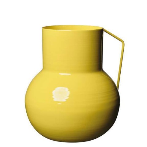 VASO CON MANICO H23.5 D12.5 GIALLO